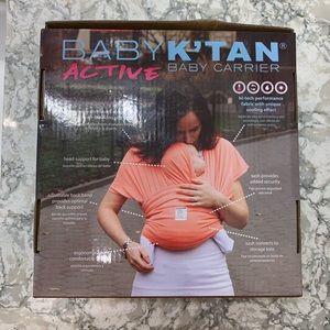 EUC—Ktan Active Baby Carrier - Med - Coral